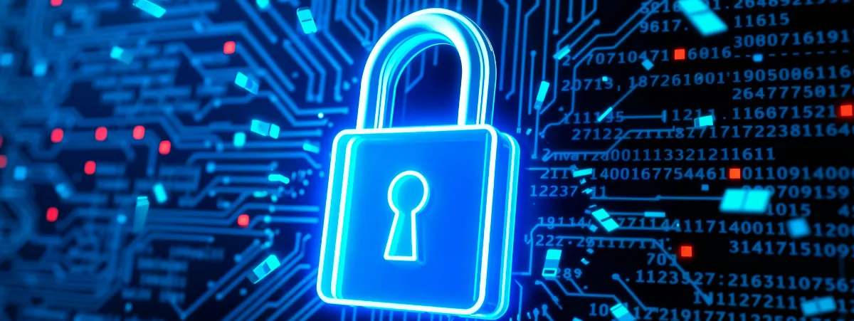 Illustration representin AI security